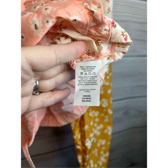 Bandier x Sincerely Jules The Wilder Floral Multi-Color Nylon Running Jacket 1X - Picture 9 of 11